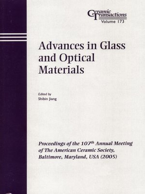 cover image of Advances in Glass and Optical Materials